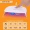 2 Pieces UV Light for Resin - Large Size Foldable UV Resin Light & Portable Mini UV Resin Lamp, akisey Resin Kits for Resin Molds Curing, Jewelry Making, DIY Craft, Fast Curing & Timing Function